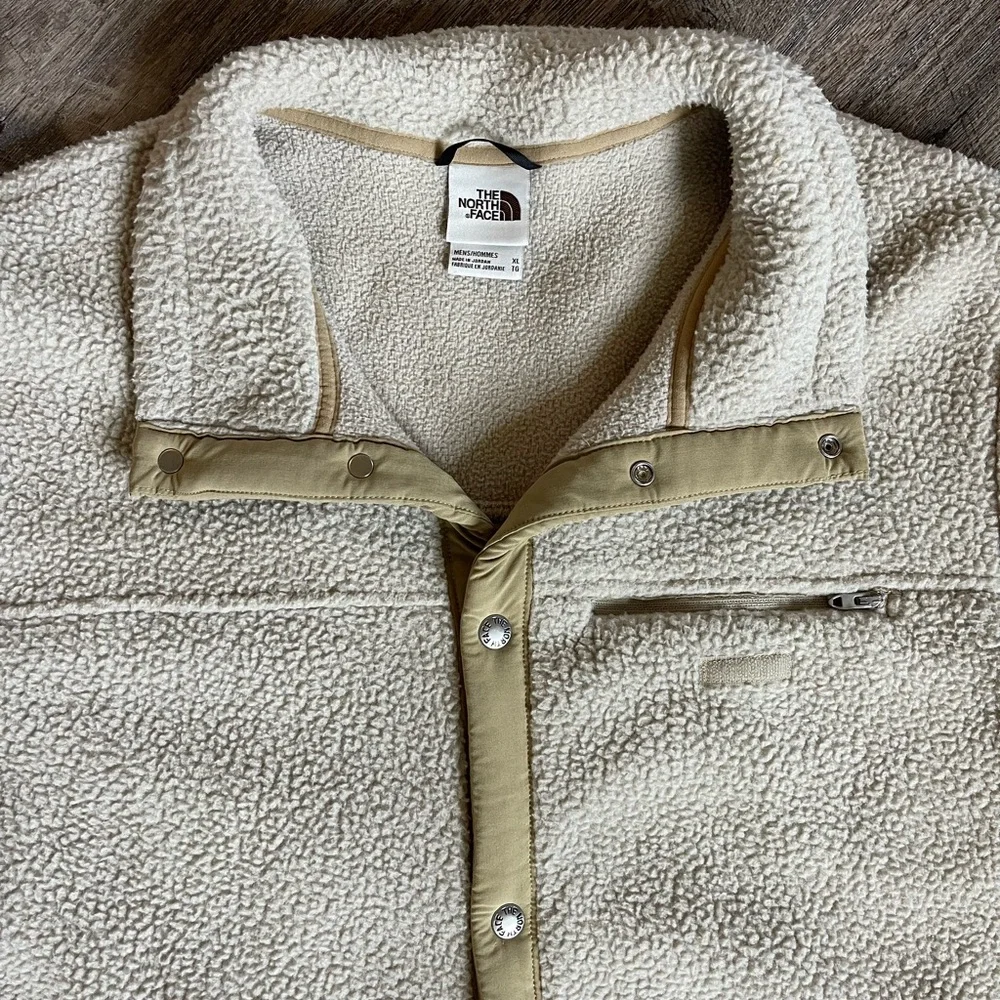The North Face cozy snap fleece